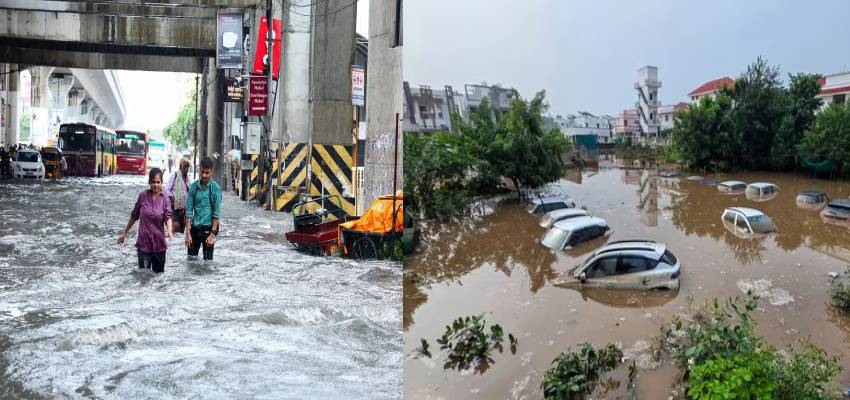 सड़कें बनीं समंदर, घर-मकान सब डूबे, लोग हुए बेसहारा...दिल्ली से हिमाचल तक बाढ़ और बारिश ने मचाई तबाही