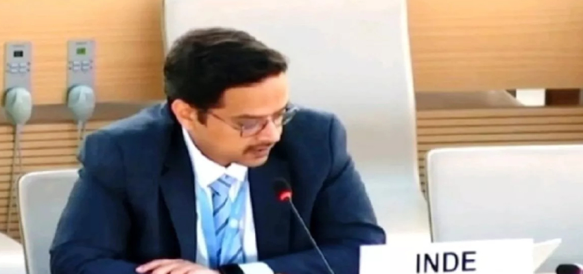 UNHRC में भारत ने पाक को लिया आड़े हाथ,  क्षितिज त्यागी बोले- आतंक को पनाह देने वाला देश हमें न सिखाए...