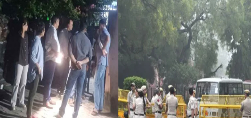 दिल्ली-हरियाणा में गैंगस्टर के 25 ठिकानों पर छापेमारी, अवैध हथियार सहित लग्जरी चीजें हुई बरामद