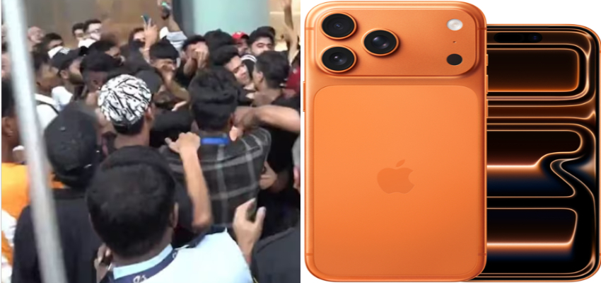 iPhone 17 की दीवानगी में मारपीट पर उतरे लोग, जमकर बरसे थप्पड़; स्टोर्स के बाहर रात भर लगी कतारें