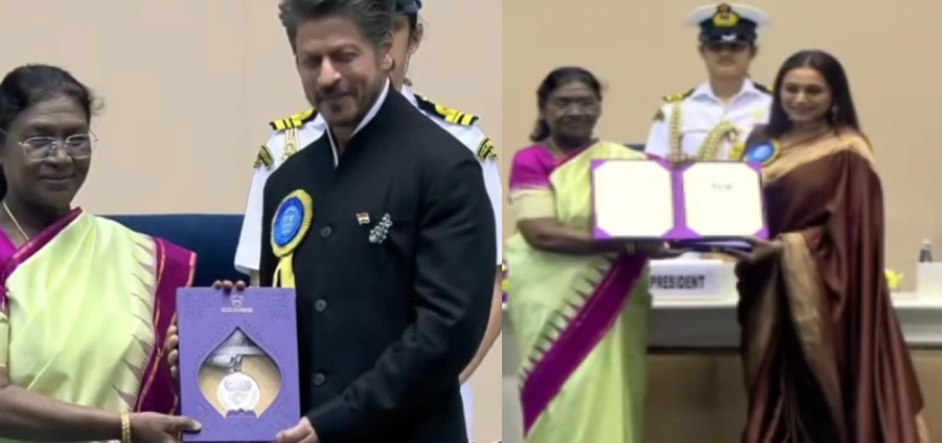 शाहरुख और रानी मुखर्जी को मिला नेशनल अवार्ड, राष्ट्रपति मुर्मू ने किया सम्मानित