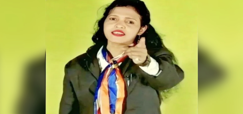 मां दुर्गा को अपशब्द बोलने वाली बिरहा सिंगर सरोज सरगम चढ़ी पुलिस के हत्थे, पति भी गिरफ्तार