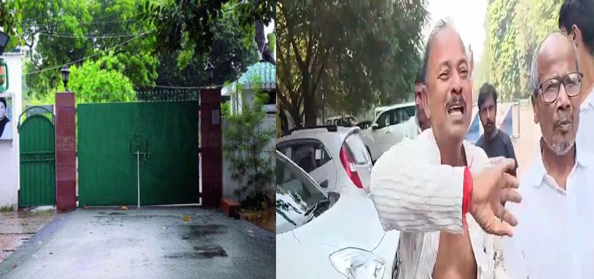 लालू-राबड़ी आवास के बाहर जमकर हुआ हंगामा, टिकट न मिलने पर फूट-फूटकर रोए RJD नेता