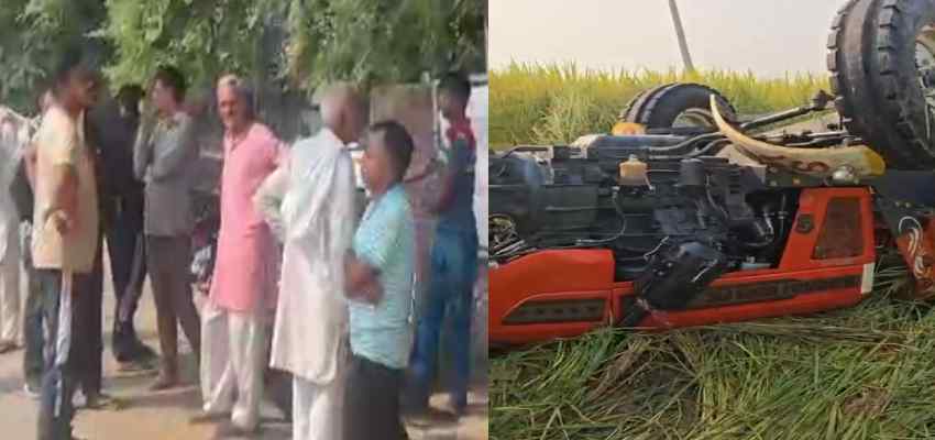 HARYANA NEWS: सोनीपत में तेज रफ्तार का कहर, क्रेटा कार की एलईडी लाइट से ट्रैक्टर पलटा, दो किसानों की दर्दनाक मौत