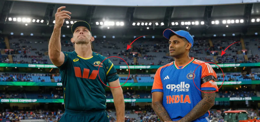 मेलबर्न T20 में भावुक नजारा…काली पट्टी बांधकर मैदान में उतरे भारत और ऑस्ट्रेलिया के खिलाड़ी, जानें वजह