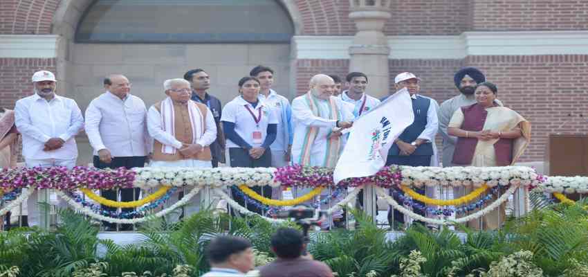 एकता दिवस पर अमित शाह ने एकता दौड़ को हरी झंडी दिखाई, विपक्ष पर कसा तंज