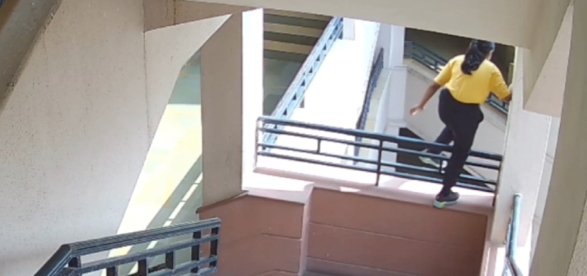 स्कूल में ही दे दी जान... छात्रा ने स्कूल की छठी मंजिल से लगाई छलांग, CCTV में कैद हुई पूरी घटना