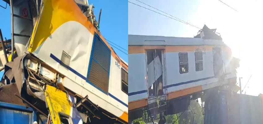 छत्तीसगढ़ में बड़ा रेल हादसा...मालगाड़ी के ऊपर चढ़ी पैसेंजर ट्रेन, 6 लोगों की मौत