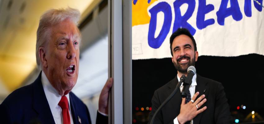 
							ट्रंप ने न्यूयॉर्क मेयर ममदानी को चेताया, कहा - अगर वॉशिंगटन की इज्जत नहीं की तो...