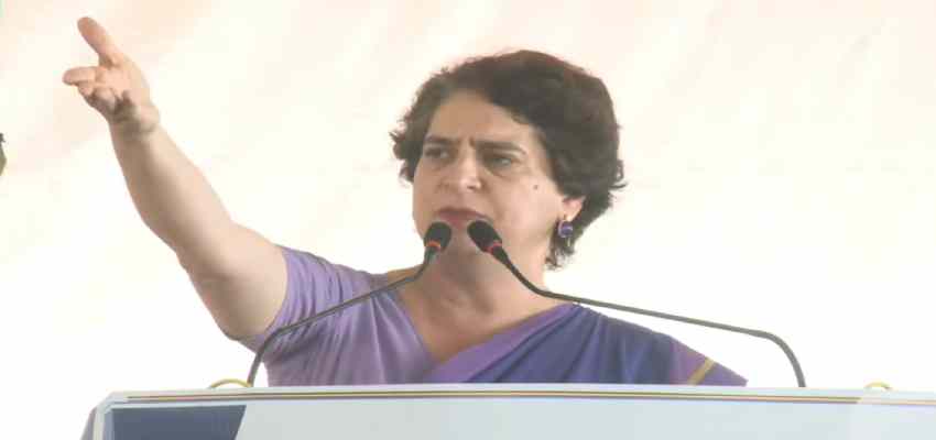 
							‘...तो आप लोग इस सरकार को उखाड़ फेंकेंगे’  पूर्वी चंपारण में प्रियंका गांधी ने किया बड़ा दावा