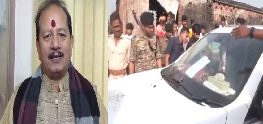 बिहार में पहले फेज की वोटिंग के बीच डिप्टी CM विजय सिन्हा के काफिले पर हमला, RJD पर लगाया आरोप