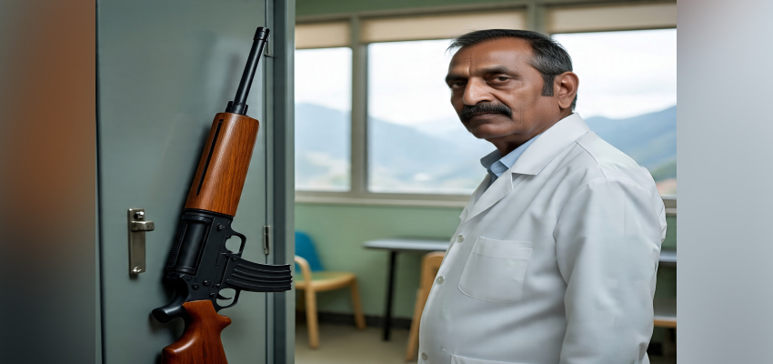 श्रीनगर में पूर्व डॉक्टर के लॉकर से बरामद हुई AK-47, पुलिस के भी उड़े होश