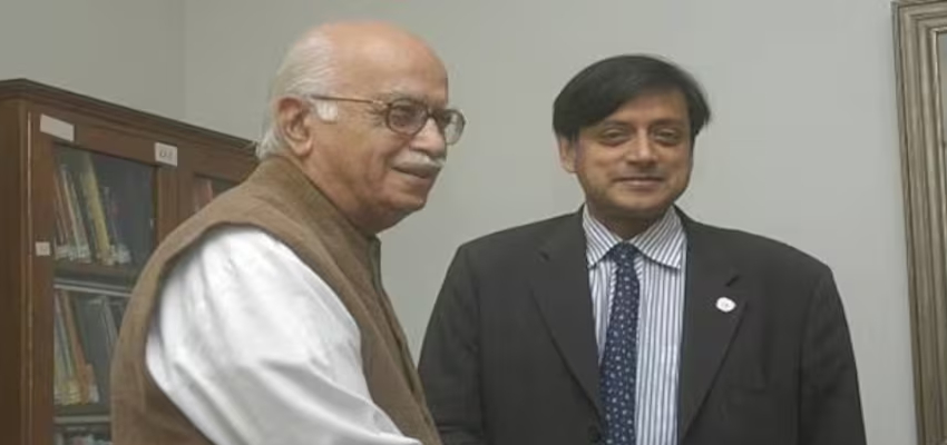 'नेहरू और इंदिरा गांधी की तरह...', आडवाणी की तारीफ करते ही घिरे शशि थरूर, छिड़ी गरमागरम बहस