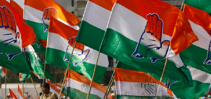 बिहार चुनाव परिणाम को लेकर कांग्रेस कार्यकर्ता का विरोध प्रदर्शन, बीजेपी पर लगाया ये आरोप