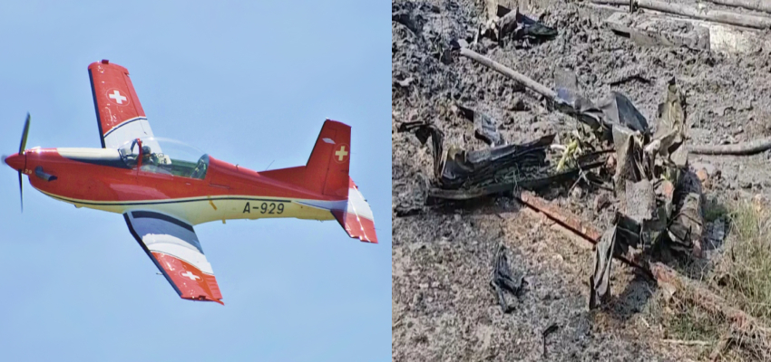 चेन्नई के पास भारतीय वायुसेना का ट्रेनर विमान क्रैश, बाल-बाल बचा पायलट