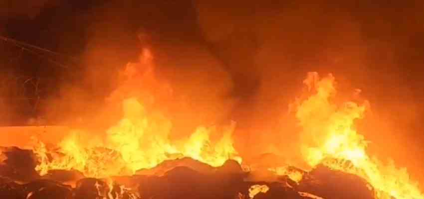 HARYANA NEWS: यमुनानगर के शोरूम में लगी भीषण आग, 100 से ज्यादा स्कूटी जलकर हुई राख