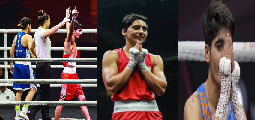 
							बॉक्सिंग रिंग में गूंजा भारत का नाम, विश्व मुक्केबाजी कप के फाइनल में मीनाक्षी हुड्डा ने जीता गोल्ड मेडल