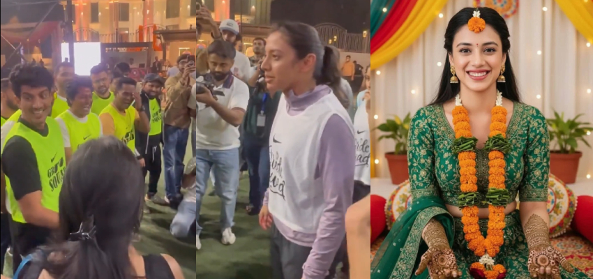 
							शादी से पहले पलाश-मंधाना ने हल्दी में खेला क्रिकेट, फैंस हुए एक्साइटेड