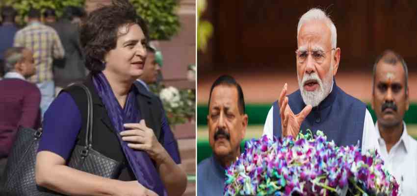 
								Parliament Winter Session 2025: ‘आइए उन पर चर्चा करें। संसद किस लिए है?’  पीएम मोदी के बयान पर प्रियंका गांधी का पलटवार