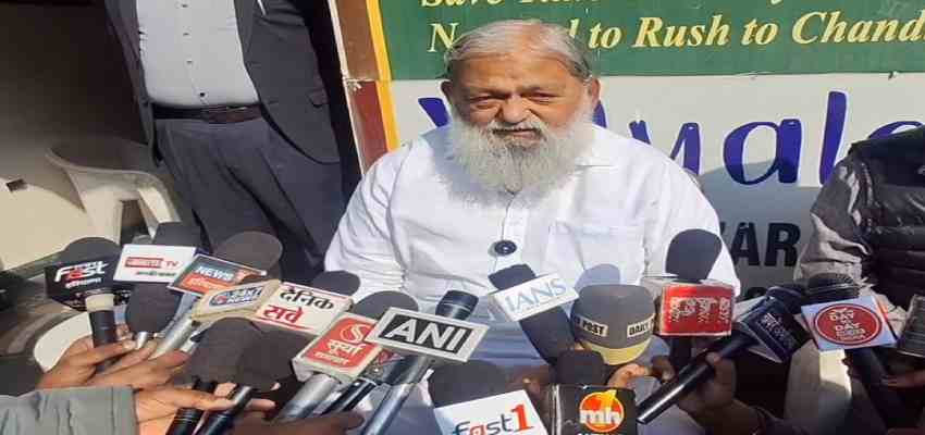HARYANA NEWS: कांग्रेस पर जमकर बरसे अनिल विज, कहा-उन्होंने करोड़ों लोगों का अपमान किया है