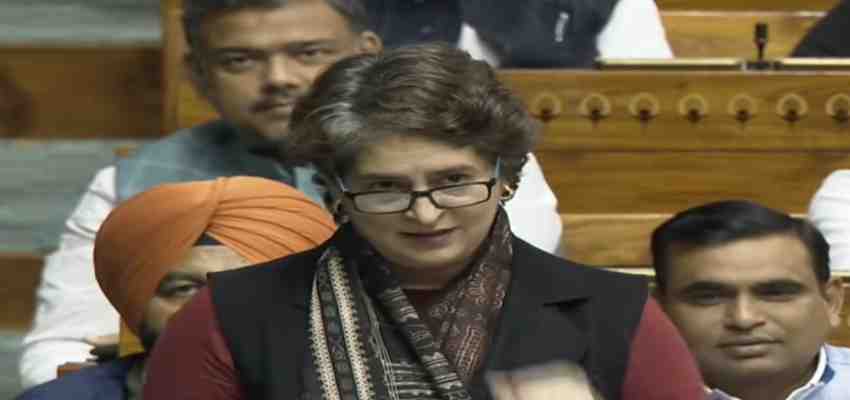 ‘पंडित नेहरू ने 12 साल जेल में बिताए, फिर 17 साल वो प्रधानमंत्री भी रहे’ लोकसभा में पीएम मोदी पर प्रियंका गांधी ने कसा तंज