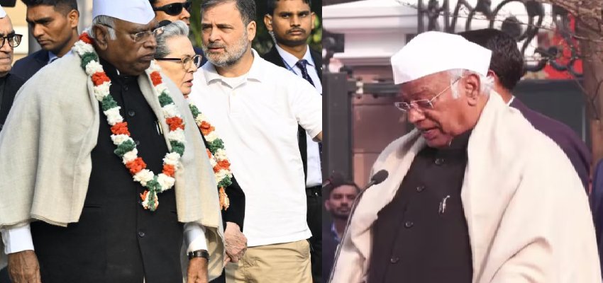 कांग्रेस के स्थापना दिवस पर खड़गे ने दिया बयान, बोले- कांग्रेस एक विचारधारा है और विचारधाराएं कभी मरती नहीं