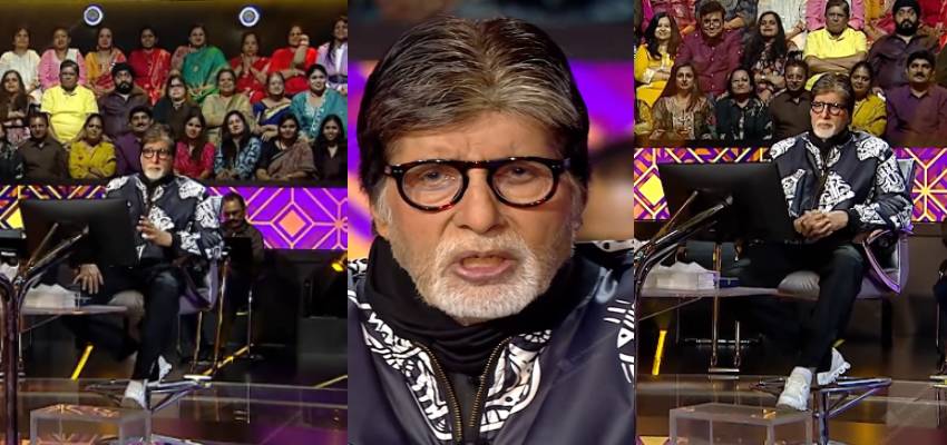 
							'जीवन का एक तिहाई हिस्सा...', KBC 17 के मंच पर अमिताभ बच्चन की आंखें हुई नम; फैंस भी हुए इमोशनल