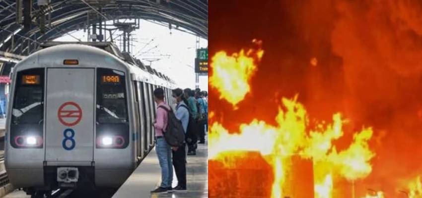 Delhi News: दिल्ली मेट्रो का स्टाफ क्वार्टर जलकर हुआ खाक, आग में झुलसने से दंपत्ति समेत मासूम की दर्दनाक मौत