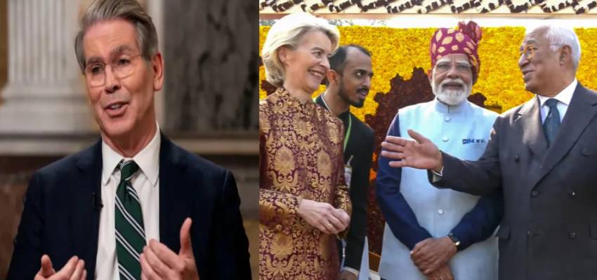 
							India-EU FTA से अमेरिका नाखुश, दी तीखी प्रतिक्रिया; ट्रंप के मंत्री बोले - यूरोप खुद को कमजोर...