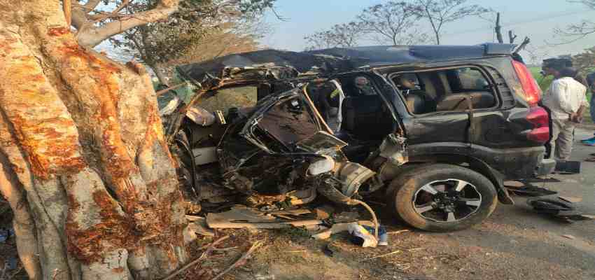 Haryana News: गोहाना मे दिखा तेज रफ्तार का कहर, पेड़ से टकराई तेज रफ्तार स्कॉर्पियो; पांच लोगों की दर्दनाक मौत