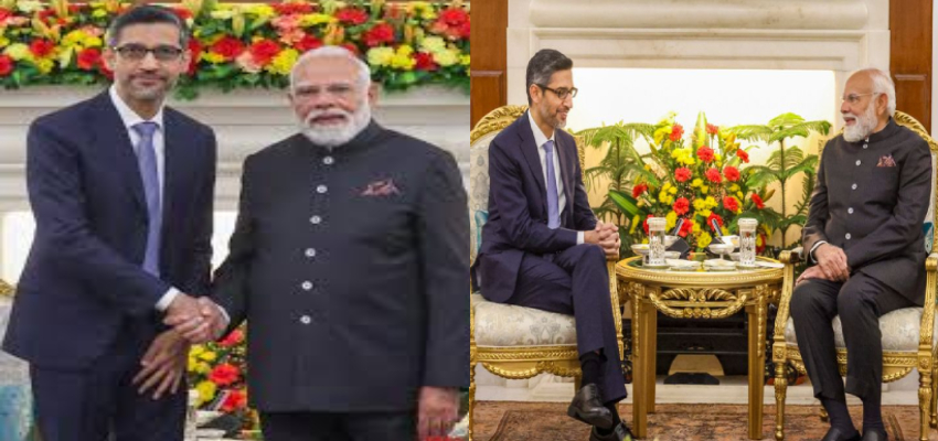 पीएम मोदी ने की सुंदर पिचाई के साथ बैठक, भारत की AI सहित इन मुद्दों को लेकर हुई चर्चा