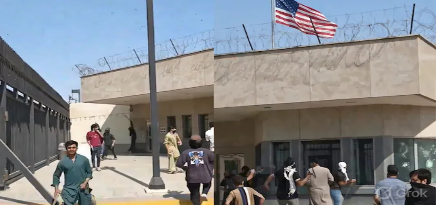 
								खामेनेई की मौत के बाद पाकिस्तान में उबाल! अमेरिकी कॉन्सुलेट पर हमला;17 की मौत