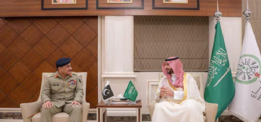 
							पाकिस्तान का सऊदी अरब को बड़ा भरोसा, ईरान से बढ़ते तनाव के बीच रक्षा सहयोग पर हुई बैठक