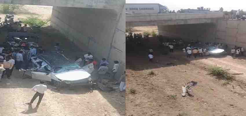 दिल्ली-मुंबई एक्सप्रेस-वे पर 3 दोस्तों की मौत, फॉर्च्यूनर 30 फीट नीचे गिरी, लेह-लद्दाख घूमकर पुणे लौट रहे थे