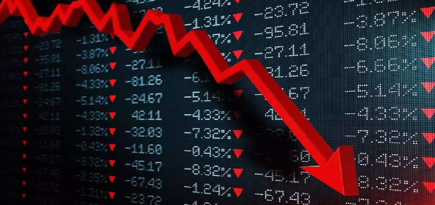 
							शेयर बाजार में बड़ी गिरावट, सेंसेक्स-निफ्टी गिरा धड़ाम, निवेशकों को भारी नुकसान