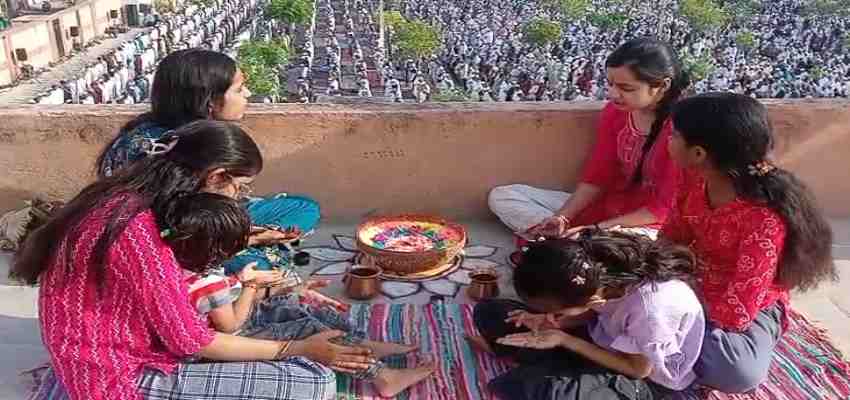 एक ही आसमान के नीचे दो आस्थाएं ने एक साथ ली सांस, बीकानेर में देखने को मिला गजब का नाजारा