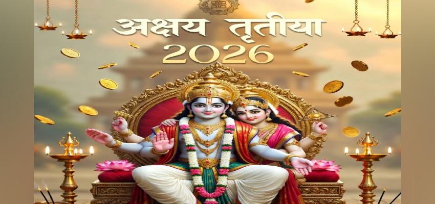 
									Akshaya Tritiya 2026: कब है अक्षय तृतीया? एक क्लिक में जानें सही तारीख, शुभ मुहूर्त और महत्व