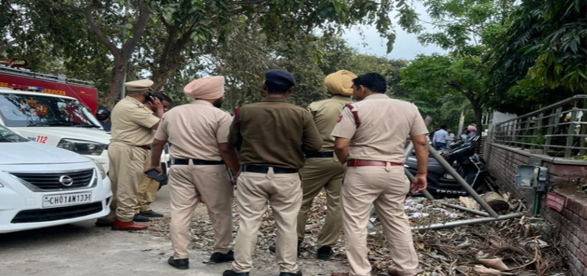 चंडीगढ़ में भाजपा मुख्यालय के बाहर धमाका, पूरे शहर में अलर्ट, पुलिस-प्रशासन जांच में जुटे