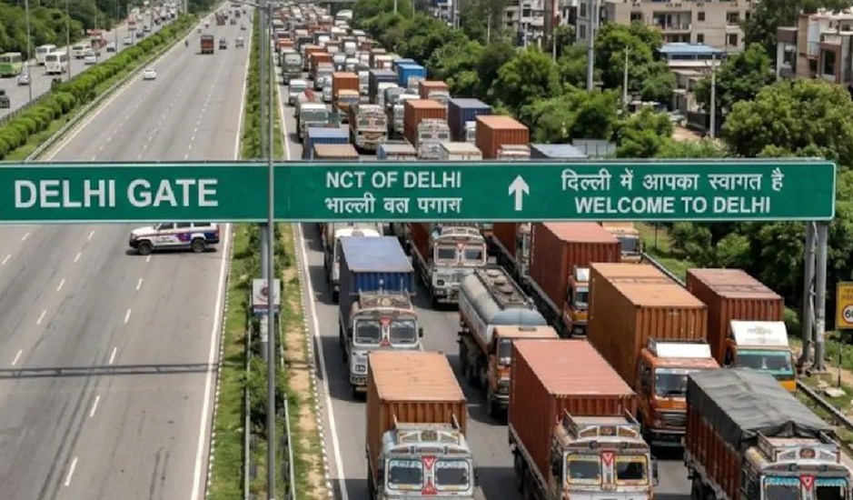 दिल्ली में गाड़ियों की एंट्री हुई महंगी, कमर्शियल वाहनों पर ECC चार्ज बढ़ा