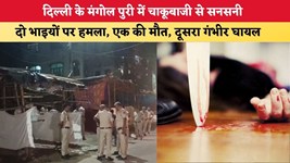Delhi News: दिल्ली के मंगोल पुरी में चाकूबाजी से सनसनी, दो भाइयों पर हमला; एक की मौत, दूसरा गंभीर घायल
