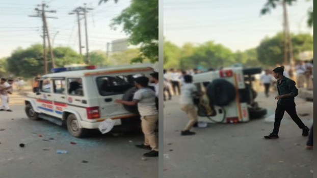 UP News: नोएडा में सैलरी बढ़ाने की मांग पर कर्मचारियों का हिंसक प्रदर्शन, गाड़ियों को आग के हवाले कर जताया विरोध