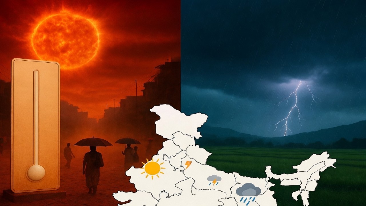 Aaj Ka Mausam: गर्मी से तपेगी दिल्ली, UP-बिहार-उत्‍तराखंड समेत कई राज्यों में बारिश का अलर्ट; यहां पढ़ें वेदर अपडेट