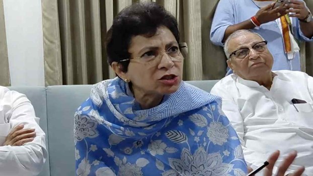 कुमारी सैलजा का बीजेपी सरकार पर हमला, बोलीं- हरियाणा में बिजली-पानी से लेकर कानून व्यवस्था तक हाल बेहाल