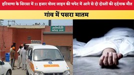 Haryana News: हरियाणा के सिरसा में 11 हजार वोल्ट लाइन की चपेट में आने से दो दोस्तों की दर्दनाक मौत, गांव में पसरा मातम