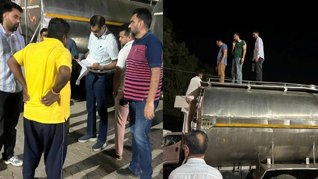 पंजाब में स्वास्थ्य विभाग का बड़ा एक्शन, पकड़ा गया हजारों  लीटर संदिग्ध देसी घी से भरा टैंकर