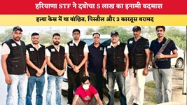 हरियाणा STF ने दबोचा 5 लाख का इनामी बदमाश, हत्या केस में था वांछित; पिस्तौल और 3 कारतूस बरामद