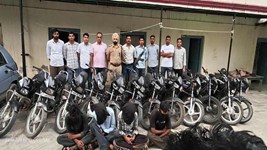 हरियाणा के पंचकूला पुलिस की बड़ी कार्रवाई, वाहन चोर गैंग का भंडाफोड़; 12 बाइक और 2 कार बरामद