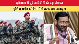 Haryana News: हरियाणा में पूर्व अग्निवीरों को बड़ा तोहफा, पुलिस समेत 6 विभागों में 20% तक आरक्षण